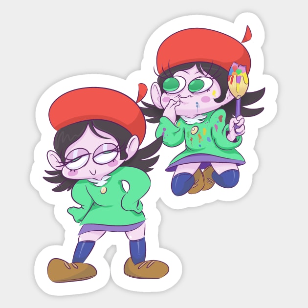 Adeleine All The Time Sticker by AfroNinja360